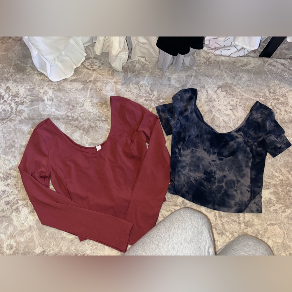 2 LULULEMON TOPS SIZE 6